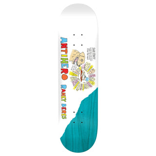 Anti Hero Raney Beres Porous Walker Round 3 skateboard deck - graphic