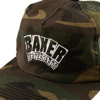 BAKER Arch Logo Camo Trucker Hat