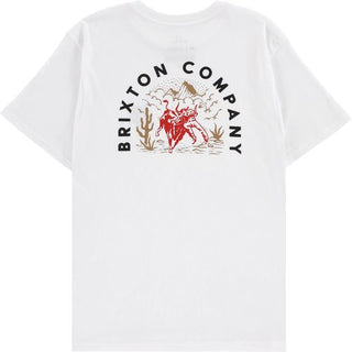 Brixton West T-Shirt (White) (LAST ONE SIZE SMALL)