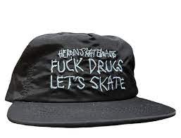 Heroin Fuck Drugs Snapback Hat (Black)