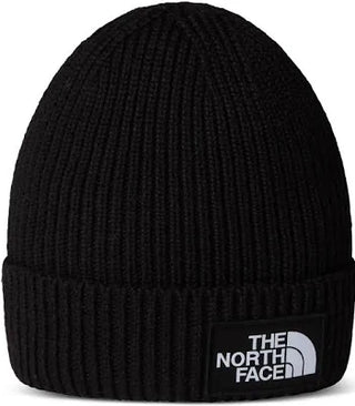 The North Face Kids Logo Box Cuffed Beanie (TNF Black)