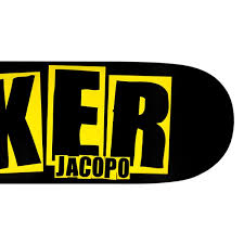 BAKER JC Brand Logo (Danger Yellow) (8.0)