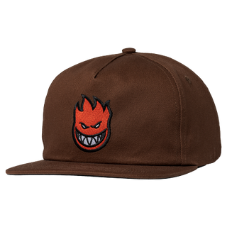 Spitfire Bighead Fill Snapback Hat (Brown/Red)