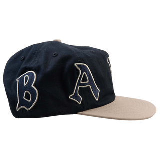 Baker Wrapped Snapback Hat (Navy)