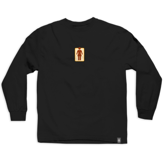 Girl Skateboards OG Naturals L/S T-Shirt (black)