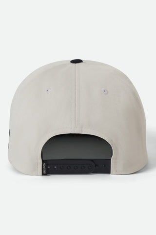 Brixton Predator Snapback Hat (off white/black)