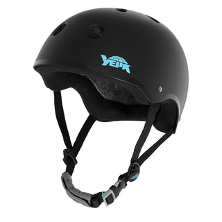 Yepa T-Shell Plus Helmet (Matte Black/Teal)