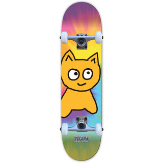 Meow Big Cat Tie Dye Complete Skateboard (7.25)
