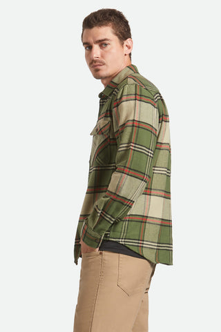 Brixton Bowery Flannel Shirt (Wild Green)