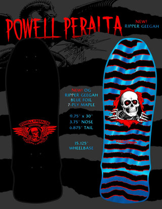 Powell Peralta Geegah Ripper Deck (9.75) PRE-BOOK