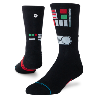 Stance Run Dark Side Crew Socks (black)