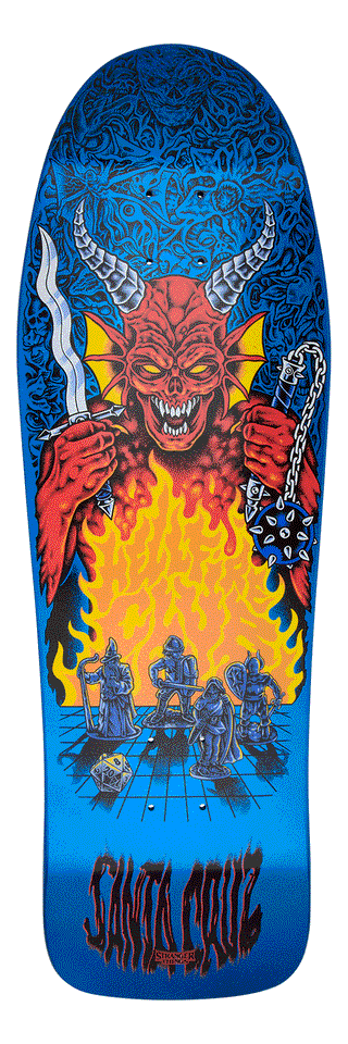 SANTA CRUZ DECK STRANGER THINGS KNOX HELLFIRE PIT (10.07)