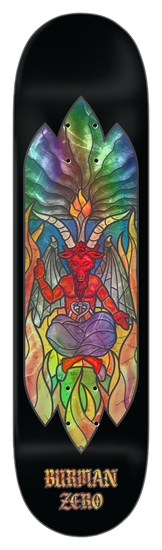 Zero Burman Stained Glass Series Deck (8.625)