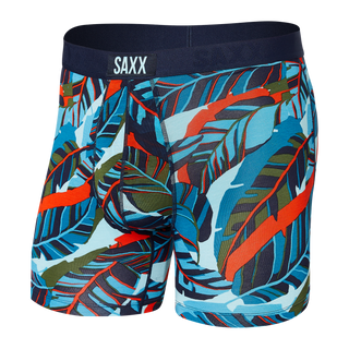 Saxx Vibe Boxer (Blue Pop Jungle)