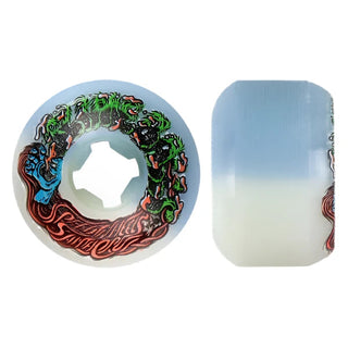 Santa Cruz Slime Balls Hairballs 50-50 Wheels 95A (53mm) White/blue
