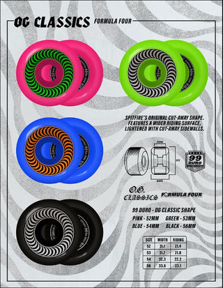 Spitfire Formula Four OG Classics Shape 99D (52mm) Pink