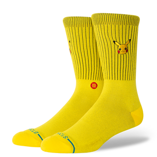 Pokémon x Stance Pikachu Crew Socks (yellow)