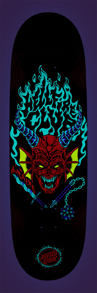 SANTA CRUZ DECK STRANGER THINGS HELLFIRE CLUB FLAMES (9)