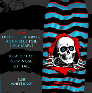 Powell Peralta Old School Ripper 18 Re-Issue Deck PRE-BOOK
