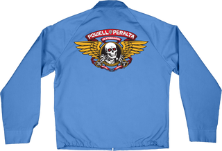 POWELL PERALTA WINGED RIPPER GAS JACKET (POSTAL BLUE)