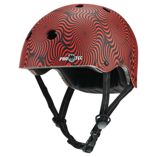 Pro-Tec Low Pro Helmet (Spitfire Red Swirl)