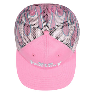 Sci-Fi Fantasy Biker Logo Hat (pink)