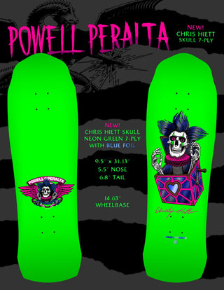 Powell Peralta Hyatt Skull Deck (9.5) PRE-BOOK