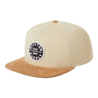 Brixton Oath III Snapback Hat (Sand/Light Brown Corduroy)