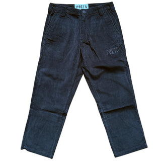 POETS Byrne Relaxed Fit Corduroy Pant (black)