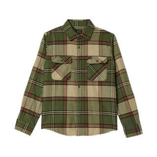 Brixton Bowery Flannel Shirt (Wild Green)