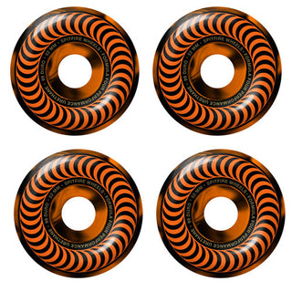 Spitfire F4 Orange Black Swirl Classic Wheels 99D (52mm)