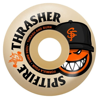 Spitfire x Thrasher The City Full Radial Wheels (54mm) F4 99D