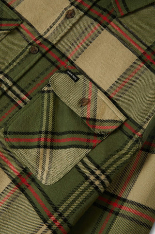 Brixton Bowery Flannel Shirt (Wild Green)