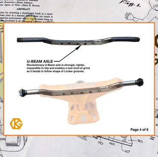 GRIND KING LOCKER TRUCK 9.5 RAW SILVER