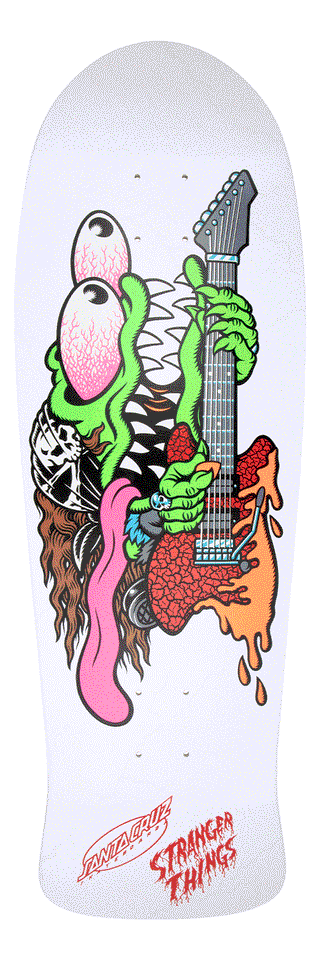 SANTA CRUZ DECK STRANGER THINGS MEEK SLASHER EDDIE  REVEAL (10.1)