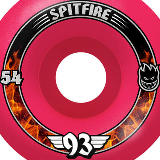 Spitfire Formula Four Radial 93D Wheels (54mm) Pink