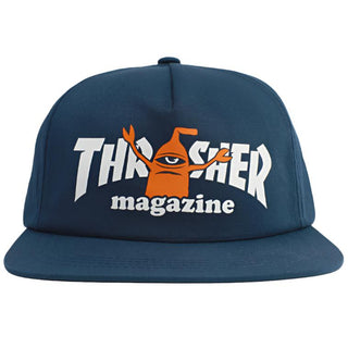 Thrasher x Toy Machine Sect Logo Snapback Hat (navy)