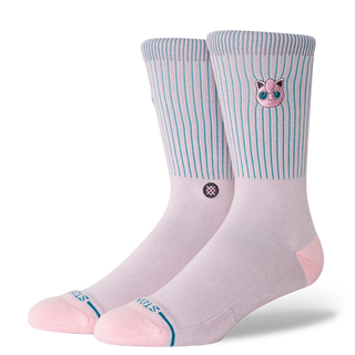 Pokémon x Stance Jigglypuff Crew Socks (pink)