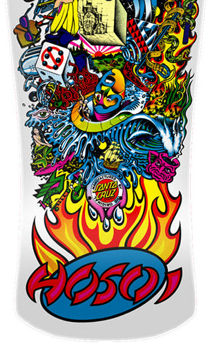 SANTA CRUZ HOSOI COLLAGE REISSUE DECK 10x30.125 PRE-BOOK