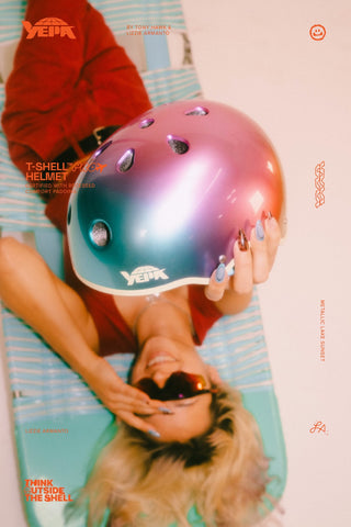 Yepa T-Shell Plus Helmet (Metallic Lake Sunset)