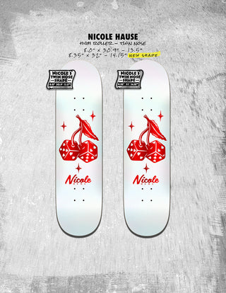 Real Nicole High Roller Deck (8.35) Twin Nose