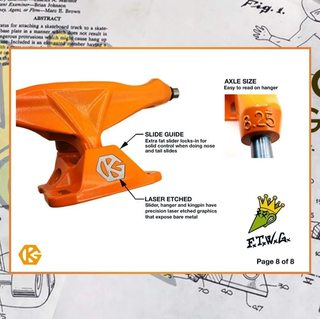 GRIND KING LOCKER TRUCK 9.5 RAW SILVER