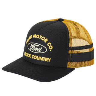 Brixton Ford Built Tough Trucker Hat (Burnt Rubber/Yellow)