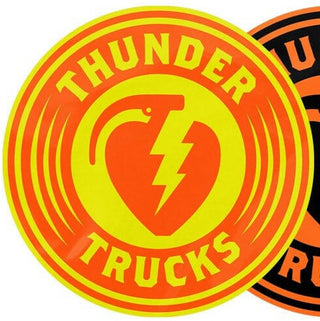 Thunder Grenade Circle Logo Sticker 5"