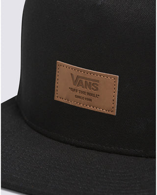 Vans Off The Wall Patch Snapback Hat (black)