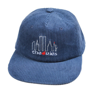 Theories Big Apple Corduroy Snapback Hat (Blue)