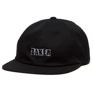 Baker Brand Logo OG Unstructured Snapback Hat (Black)