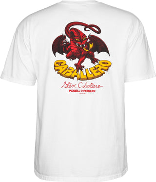 Powell Peralta Cab Dragon T-shirt (White)