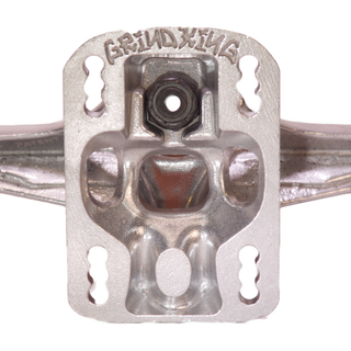 GRIND KING LOCKER TRUCK 9.5 RAW SILVER