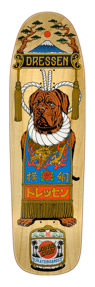 Santa Cruz Dressen Sumo Dog Deck (9.3)